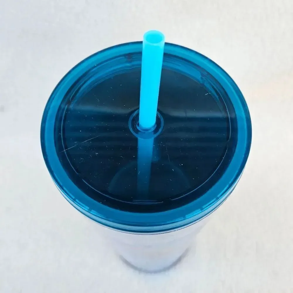 Starbucks Glitter Blue Bunny Tumbler 24oz